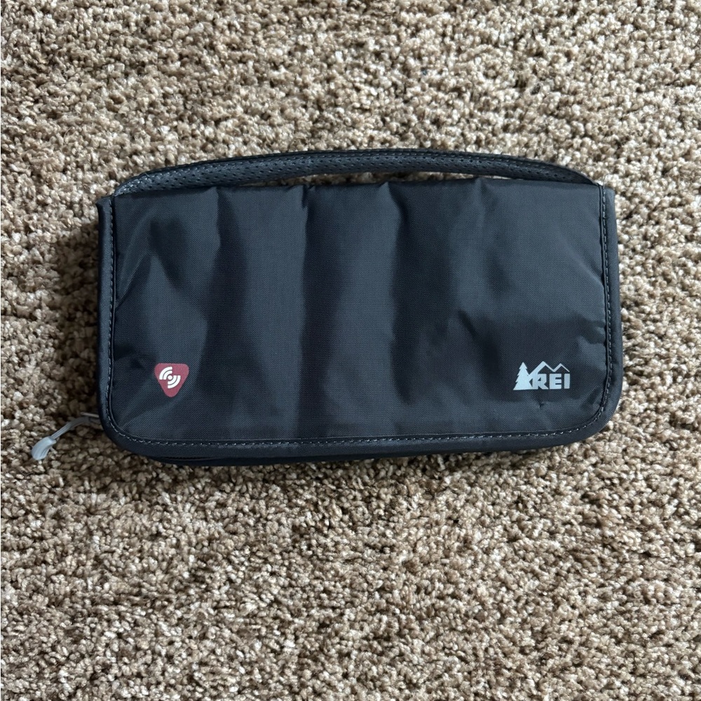 REI Dark Gray Organizer Pouch/Travel Wallet